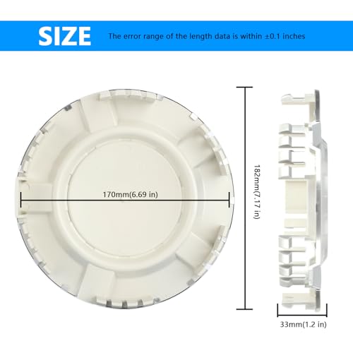 Wheel Center Hub Cap 9595989 (Set of 1),Center Cover Hubcap Fit 18 and 20 inches Wheel Compatible with Chevy Silverado Suburban 1500 Tahoe Avalanche (2007-2013) for # 560-5291 9596343 - color: Set of 1, size: 9595989
