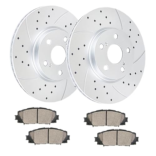 Acinoparts Front Brake Kit for 2009-2019 Toyota Corolla 2009-2014 Matrix - size: HMBK21702