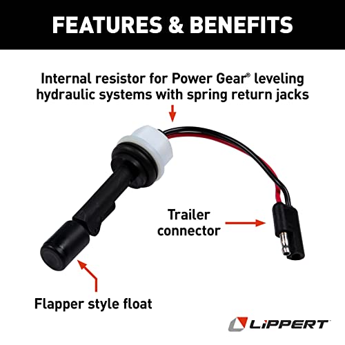 Power Gear Vertical Fluid Sensor (Trailer Connector with Resistor) Leveling