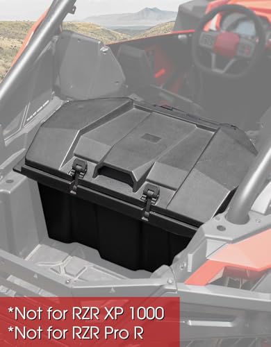 A&UTV PRO 73 QT Rear Cargo Storage Box,OEM Replace #2883751 for Polaris RZR PRO XP / PRO XP 4 / Turbo R 2020‑2026,Water Resistant Rear Bin,NOT FIT RZR XP 1000 - size: 73 QT
