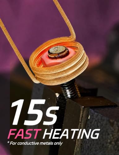 Solary Induction Heater for Bolt Removal - 1200W Heating Rusted Bolts - color: Rose Red