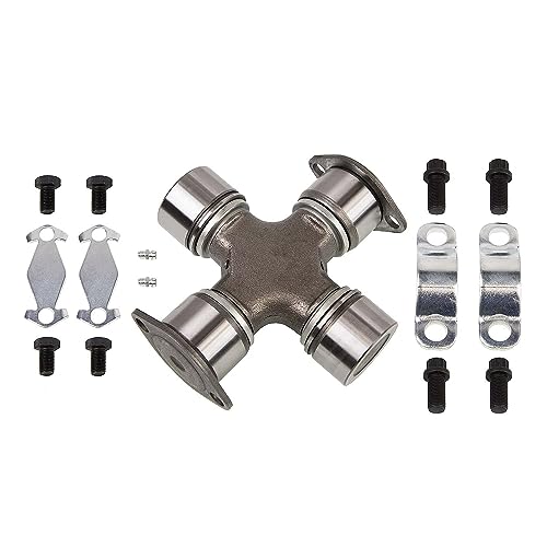 World American 5-675XR 1710 Series Half Round Universal Joint Greasable 1.938 Inch Cap 6.094 Inch Plate - Replaces for Spicer 5-675X 15-675X, Mack 1000-UJ675 - color: 5-675XR
