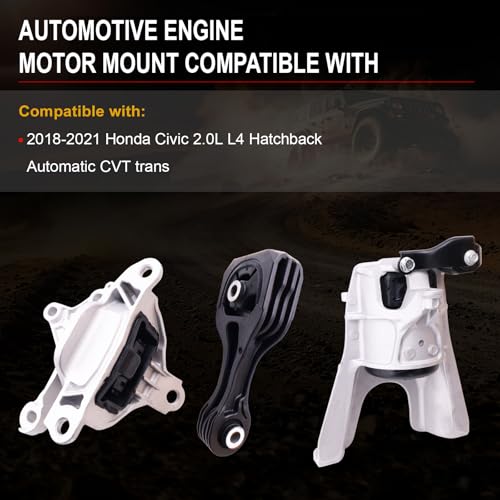 Engine Motor Mount for Civic 2018-2021 2.0L L4 Hatchback - size: 2018-2021 Civic 2.0L