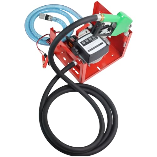 DC12V 175W 12GPM Diesel Transfer Pump Kit w/Fuel Meter & Nozzle