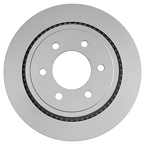 TRQ Front and Rear Brake Rotors Set Premium G-Coated - style: BRA15443