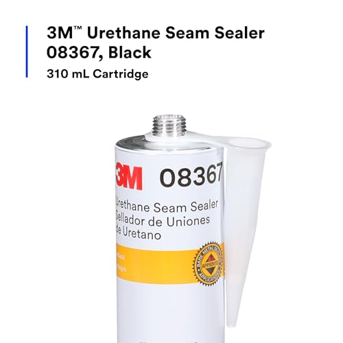 3M Urethane Seam Sealer, 08367, Black Color, 310 mL/10.5 fl oz Cartridge - color: Black, size: 310 Milliliter, style: Cartridge