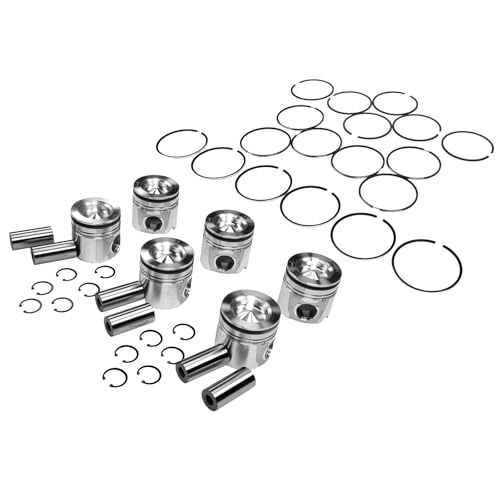 6-pack Piston Set 4955520 4955365 4376347 Replacement for 2007-2019 Dodge Ram 2500 3500 6.7L Cummins Diesel