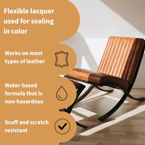 Furniture Clinic Leather Finish, Seal & Protect, Matte - size: 17 oz, style: Matte
