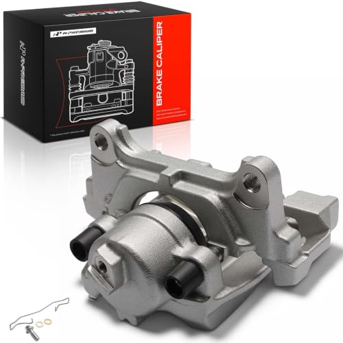 A-Premium Disc Brake Caliper Assembly with Bracket Compatible with Select Audi and Volkswagen Models - Q3/Q3 Quattro 2015-2018, Passat, For Tiguan, For Tiguan Limited - Front Right Passenger Side