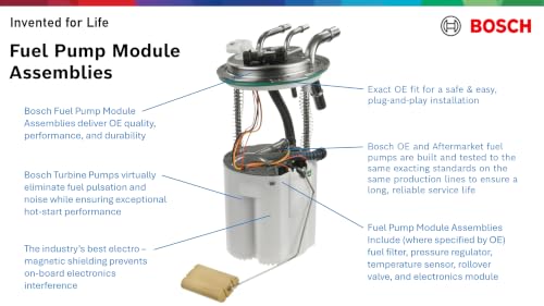BOSCH 66144 Original Equipment Fuel Pump Module Assembly