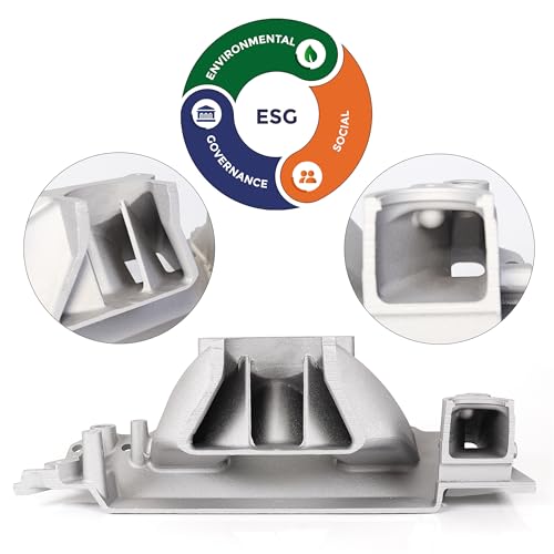 300-130 LS Cathedral Port Carb Intake Manifold for LS1 V8 Black - size: LS1 LS2 LS6 Black
