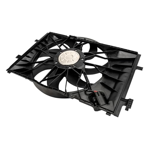 PHILTOP 623280 Radiator Cooling Fan Assembly, Compatible with 2002-2007 C230, C32 AMG, 2001-2005 C240/C320, 2006-2007 C280/C350, 2003-2005 CLK320, 2005-2006 C55 AMG, Replace # 2035000293, 623280 - size: 2002-2007 C230, C32 AMG, 2001-2005 C240/C320