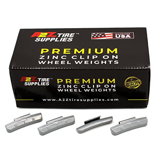 T Series Hammer on ZINC Wheel Weights Coated (1.0oz) Box of 100pcs - size: 1.0oz