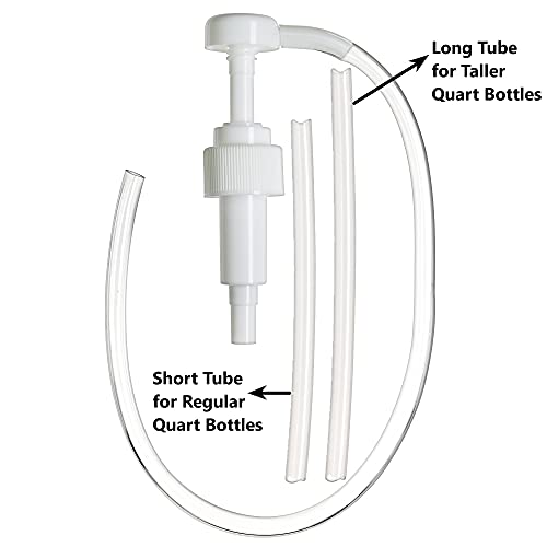 Slippery Pete 5cc Hand Pump Transfers Gear Oil, Transmission and Differential Fluids From Quart Bottles (Not for Red Line Quarts) (1)