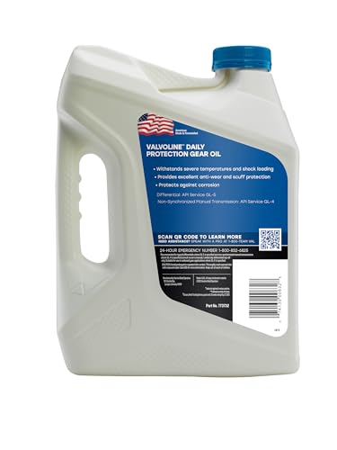 Valvoline High Performance SAE 80W-90 Gear Oil 1 GA