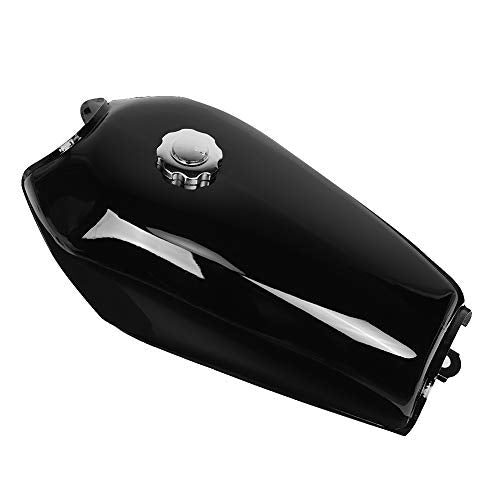 Motorcycles Fuel ,Universal Bright Black Retro Fuel Gas with Cover Switch Compatible for CG125, LIANGLIDE7SOXD9YZNA