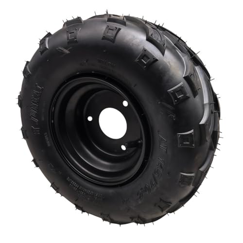 6" Front Wheel Rim Tire Assembly for 50cc 90cc 110cc 125cc ATVs & Go Karts Includes 145/70-6 Tire 78mm Bolt Rim