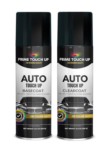 High Gloss Basecoat Clearcoat Touch Up Paint Kit, OEM Matched for Any Models in Any Color, Aerosol