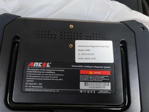 ANCEL Bluetooth OBD2 Scanner for Home Mechanic, Bidirectional Scan Tool, All-Systems Diagnostic ECU Code Reader, ABS Reset, Injector Coding, Live Data, Oil Reset, for Most Vehicles, WiFi - color: black