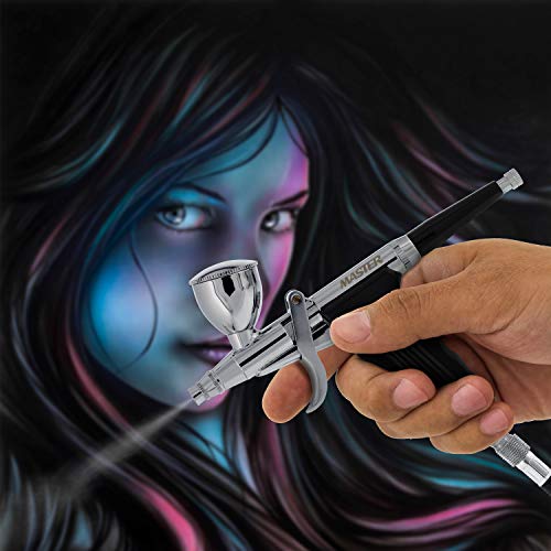Master Airbrush Model G76 Pistol Trigger Fixed Dual-Action Airbrush