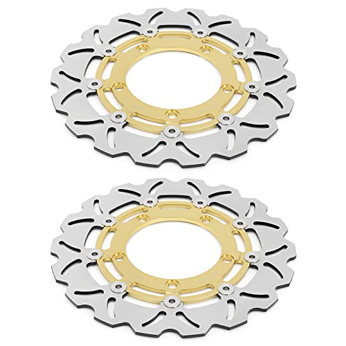 for Suzuki Hayabusa GSX1300R 2013-2017 Front Brake Disc Rotors Pads - color: Gold, size: GSX1300R Hayabusa 2013-2017