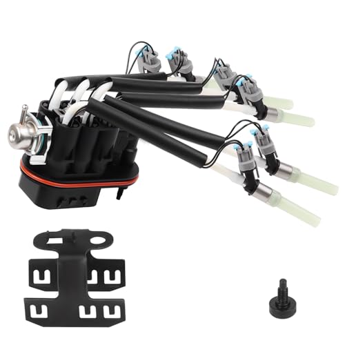 FJ503 Spider Fuel Injector Assembly with Bracket, Compatible with Chevy GMC 4.3L V6 Vortec S10 Blazer Silverado C1500 K1500 Astro Jimmy Sierra, Replaces 12568332 19210688 217-3028 - size: FJ503