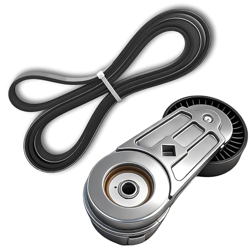 Serpentine Drive Belt and Tensioner Component Kit For Chevrolet Pontiac - size: Chevy Cobalt, Hhr, Pontiac G5, Saab 9-3 (00-10)