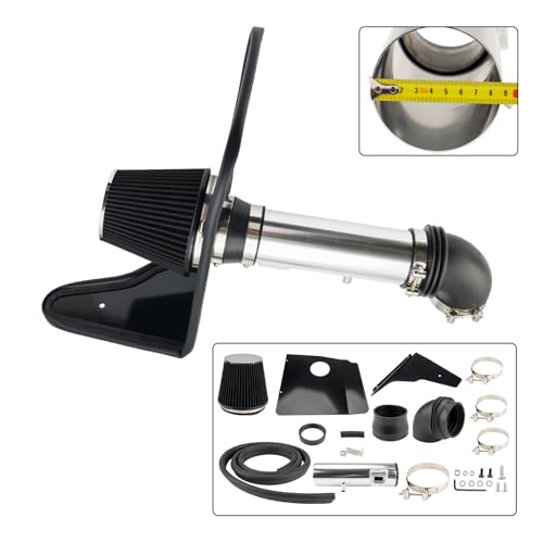 KAX 3.5" Cold Air Intake Kit for 2010-2011 Chevrolet Camaro 3.6L - color: Black, size: 2010-2011 Chevrolet Camaro 3.6L