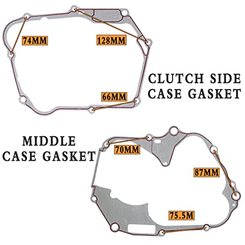 Gasket Kit Suit with 52.4mm Bore Cylinder Head for Chinese 110cc Engine ATV Dirt Bike Go Kart Quad 4 Wheeler Dune Buggy 1P52FMH (23 PCS)