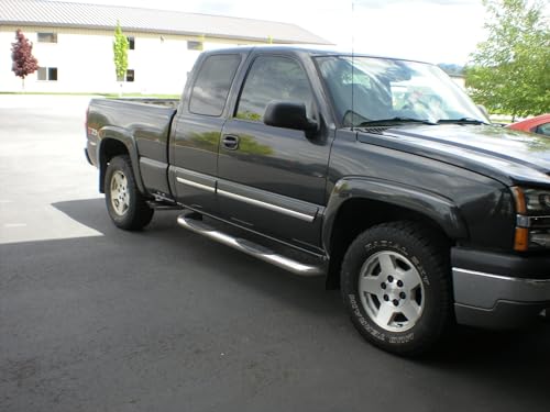 Flowmaster 17395 American Thunder Cat-Back Exhaust Kit 3 Inch Aluminized Steel 3 Inch Stainless Tips Compatible with 1999-2007 Classic Chevy Silverado GMC Sierra 1500 4.8L 5.3L Extended Cab Short Bed