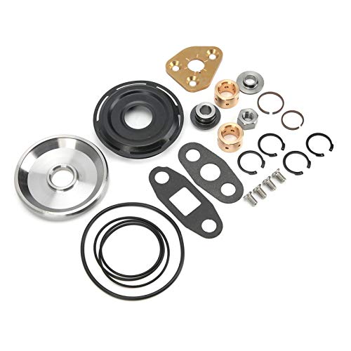 Turbocharger Repair Rebuild Kit, Fit for H2D WH2D H2C H2B Turbos, Aluminum Stainless Steel Rubber Material, Restore Turbo to Best Working Condition, 21pcs Set, Manufacturer