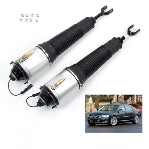 2 PCS Front Complete Struts Assembly Shock Absorbers Compatible with 2002-2010 A8 D3 Quattro Typ 4E, Replacement Struts Shocks Assembly for 4E0616039AA, 4E0616039AB, 4E0616040AA, 4E0616040AB - size: F414