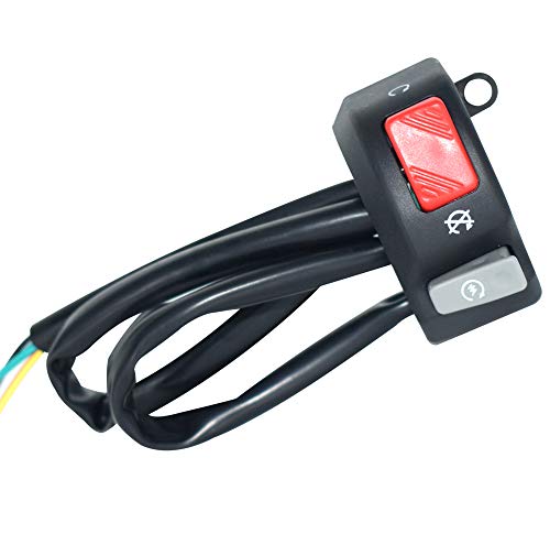 12V Right Motorcycle Switches 7/8" 22mm Handlebar Mount Headlight Fog Light Horn ON Off Start Kill Switch
