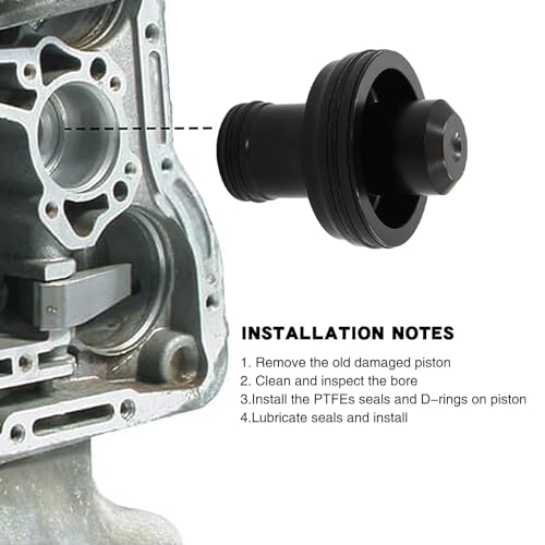 Billet Accumulator Piston Kit 22841-04K for Chrysler 42RE - color: Black