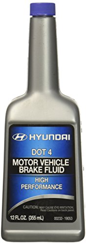 Hyundai 00232-19053 DOT 4 Motor Vehicle Brake Fluid (High Performance), 12 fl. oz