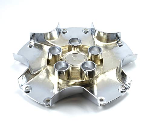 Set of 4 New 18 inch 5 Spoke Chrome Twist Style Wheel Hub Center Caps Covers Replacement for 2002-2007 Lexus SC430