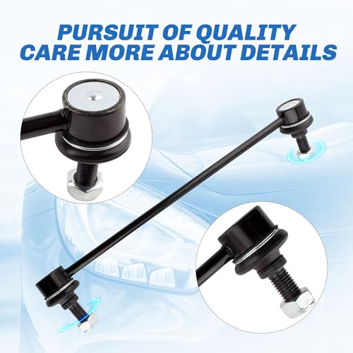 Stabilizer Sway Bar Link Front Compatible With Chevy Equinox, Pontiac Torrent, Saturn Vue Front Sway Bar End Links K80460, K80461 - size: K80460 & K80461