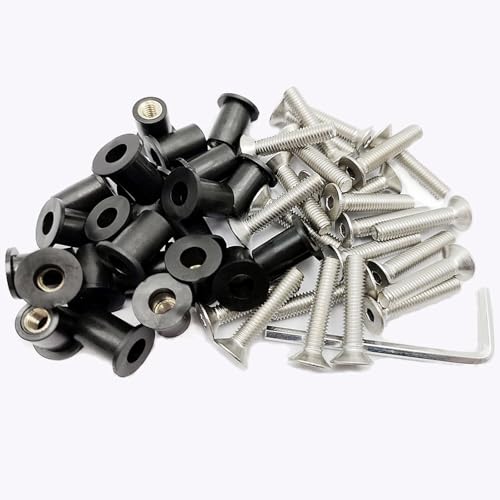 48 Pairs M4 Neoprene Rubber Well Nuts for Kayak with Brass Inserts - size: 48 Pairs 4mm Neoprene Well Nuts