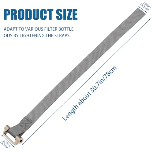 Heavy Duty Filter Strap Wrench, for Up to 6-1/2 in Oil Filter Strap Removal