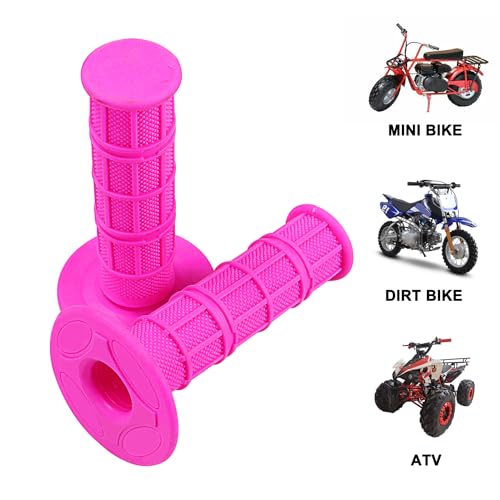 7/8" Handlebar Grips for 50cc-125cc CRF70 CRF80 TRX450 TTR90 TTR110 TTR125 PW80 RM80 DR650 KLX250 KLX300 KX65 SSR125 Pit Dirt Bike ATV Quad Motocross Motorcycles CT100U CT200U Mini Bike - color: Pink