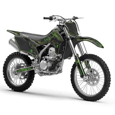 2020-2024 KLX 230 R APACHE Grey Complete Kit Compatible with Kawasaki | Senge Graphics Inc - color: Grey, size: Complete Kit