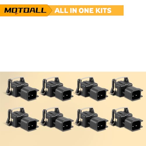 MOTOALL Fuel Injector Connector Adapters EV1 to EV6 Wire Wiring Harness