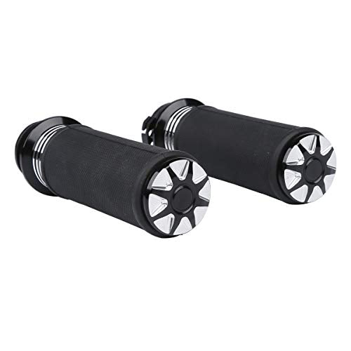 TCMT 1" 25mm Electric Handle Bar Grips Fit for Harley - color: Style A