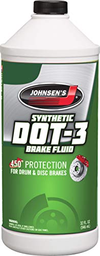 Johnsen's 2232-12PK Premium DOT-3 Brake Fluid - 32 oz., (Pack of 12)