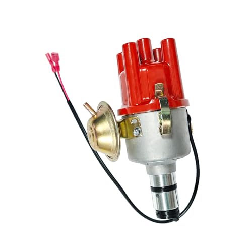 034 Vacuum Advance Electronic Distributor Fits for VW Bug Bus Ghia Beetle Fastback Karmann Transporter 0231170034, 0231170034EL Red - color: 2# Red 034 0231170034EL