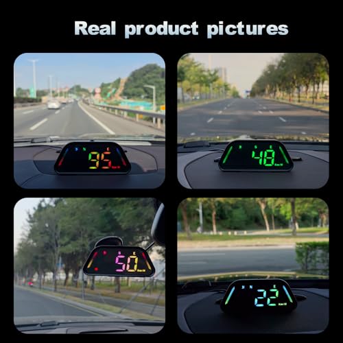 Digital GPS Speedometer HUD for Cars, Overspeed & Fatigue Alert,Plug & Play