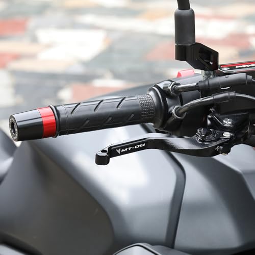 Motorcycle Short Brake Clutch Levers Compatible with Yamaha Gen 4 MT-09 / SP 2026 2025 2024 | Front Shorter Levers Handles MT09 MT 09 Gen4 Accessories (Grey) - color: Gray