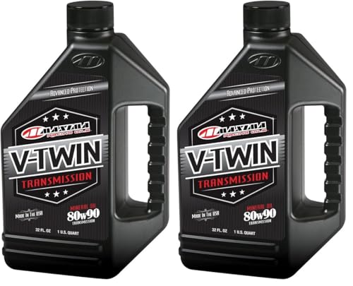 Maxima Racing Oils 40-02901 80w90 V-Twin Transmission/Gear Oil - 32 fl. oz. (Pack of 2) - size: 32 Ounces (Pack of 2)