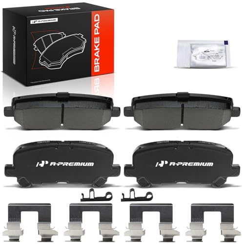 A-Premium Rear Ceramic Brake Pads Compatible with Honda & Acura - style: Rear - P1281