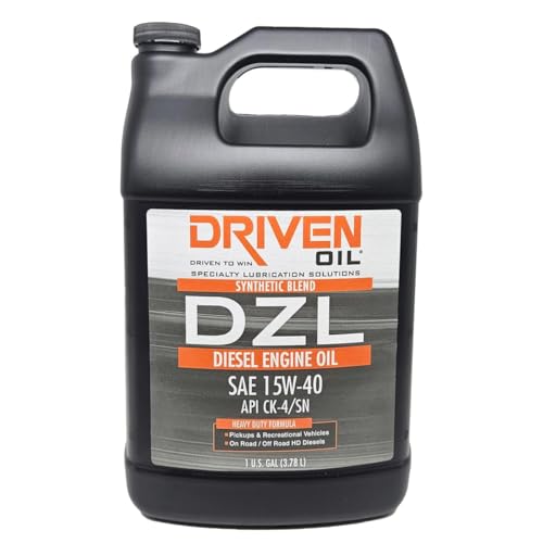Driven Racing Oil Driven Racing OilDriven Motor Oil, DZL, 15W40, Semi-Synthetic, 1 gal Jug, Each